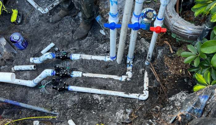 Zone valves opened and checked